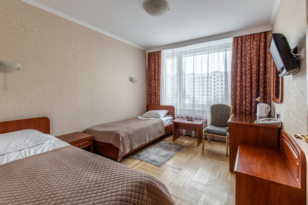 1 комнатный, 2 местный twin