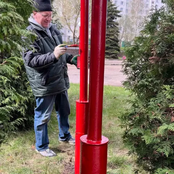 18 апреля состоялся субботник в гостинице «Планета»